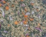 A picture of step 7 of Cous cous grits.