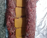 Foto del paso 5 de la receta: Pan de carne relleno de cheddar