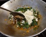 A picture of step 4 of Methi Zunka.