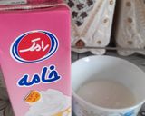 عکس مرحله 1 از دستور خامه فرم گرفته با خامه صبحانه