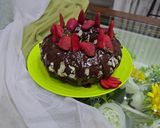 عکس مرحله 17 از دستور کیک شکلات و بادام 🎂 (Chocolate & Almond Cake) با گاناش نوتلا