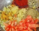 A picture of step 2 of Aloo Bhindi/ Okda Sabji.