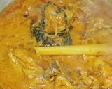Gambar langkah 4 resipi Gulai ayam padang.