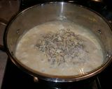 A picture of step 8 of Mike's New England Clam Chowder & Homemade Croutons.
