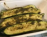 Une image de l'étape 5 de Courgettes grillées pesto balsamique.