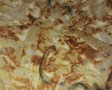Foto del paso 5 de la receta: Tortilla de papa con cebolla, morrón y choclo!❤