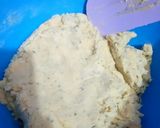 Foto langkah ke 3 dari resep Garlic Cheese Cookies (Eggless).