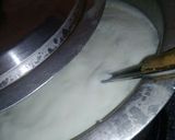 A picture of step 1 of Badami kheer.