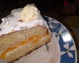 Foto del paso 5 de la receta: Torta de crema y duraznos para Luna !!!🍊🍊