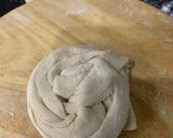 A picture of step 8 of Tawa chicken chutney roll.