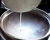 A picture of step 3 of Soya milk (tofu).