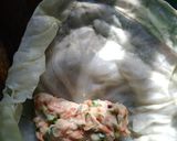 Foto langkah ke 3 dari resep Kol gulung isi ayam bumbu kacang.