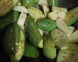 A picture of step 1 of Parwal and moong dal ki curry.