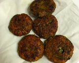 A picture of step 3 of Pan Fried and Baked Fenugreek Seeds Tikki.