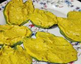 A picture of step 4 of Alu Vadi/Patra.
