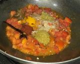 A picture of step 3 of Gathiya tameta nu shaak.