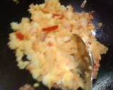 A picture of step 2 of Masala(little) dosa.