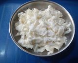 A picture of step 1 of Creamy Cabbage Salad.