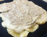 Foto del paso 6 de la receta: Panzerotti rellenos de cangrejo y gamba con salsa de queso y trufa rallada