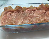 Foto del paso 2 de la receta: Pastel de pollo y jamón dé York envuelto en bacon