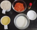 A picture of step 3 of Papaya vermicelli cake🎂.