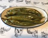 Une image de l'étape 6 de Piments verts au citron et vinaigre.