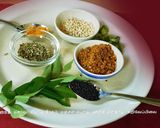 A picture of step 1 of Pattani Sundal (Pea Sundal).
