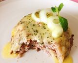 Foto langkah ke 7 dari resep Beef baked rice with mozzarella.