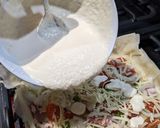 A picture of step 8 of What's in my fridge - sour cream and filo pastry pie.