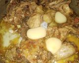 A picture of step 5 of Khabs special chicken.