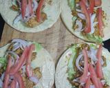 A picture of step 8 of Peri Peri Shawarma.