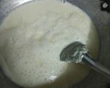 A picture of step 2 of Kesar-Elaichi Rabdi.