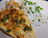 Foto del paso 4 de la receta Dorada con salsa de tomate y cilantro y arroz basmati