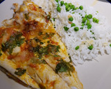 Foto del paso 4 de la receta: Dorada con salsa de tomate y cilantro y arroz basmati