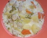 Tárkonyos raguleves 🐷 recept fázis 4 fotója