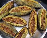 A picture of step 2 of Stuffed karela.