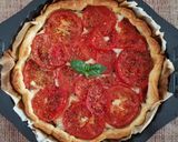 Une image de l'étape 7 de Tarte tomates chèvre.