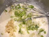 Papas en salsa de yoghurt (Pellkartoffeln o papas a la alemana)