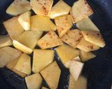 A picture of step 2 of Braised swede - can be vegan.