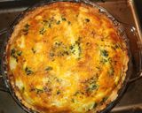 A picture of step 9 of Easy 3 cheese quiche.