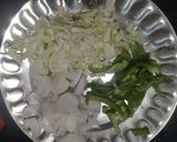 A picture of step 3 of Veg Hakka noodles.