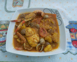 Foto del paso 18 de la receta: Caldereta de rape, gambas y almejas