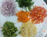 A picture of step 1 of Afghani breakfast.