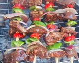 A picture of step 2 of Liver kebab.