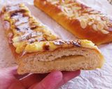 Foto del paso 16 de la receta: Cocas brioche rellenas de mazapán: de crema quemada y almendras