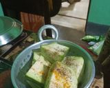 A picture of step 1 of Green brinjal fry.