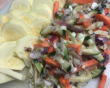 Foto del paso 1 de la receta: 155. Pastel de salmón, queso y verduras (principal pescado)