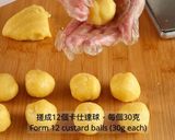 簡易減糖版奶黃冰皮月餅的食譜步驟14照片