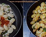 A picture of step 6 of Easy double beans fry (lima beans fry).