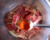 A picture of step 2 of Spiced Goat Soup.